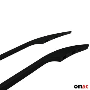 Subaru XV Crosstrek Roof Rails - Omac - Solid (Screw) Alu - Black - '13-'17